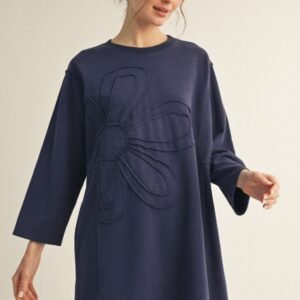 Big Floral Patch Dress