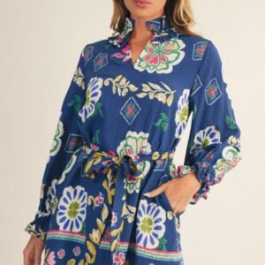 Waist Tie Boho Dress